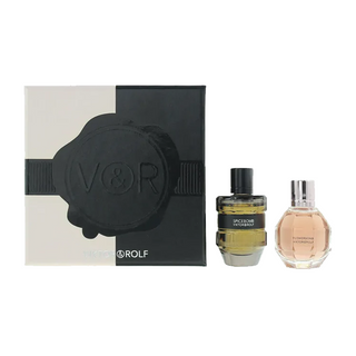 Viktor & Rolf Gift Set 7ml Flowerbomb Edp + 7ml Spicebomb Edt