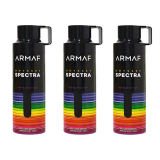 Odyssey Spectra Rainbow Perfumed Deodorant Spray 200ml (Pack of 3)