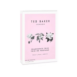 Ted Baker Trio Gift Set 15ml Mia Eau De Toilette + 15ml Polly Eau De Toilette + 15ml Eau De Toilette Amelia