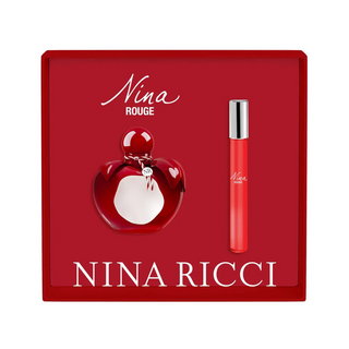 Nina Ricci Nina Rouge Gift Set 50ml Eau De Toilette + 10ml Roll On Eau De Toilette