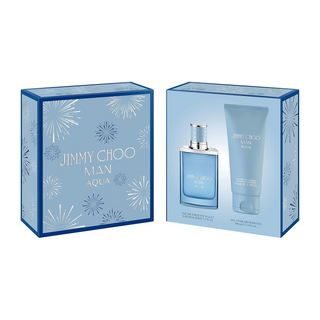 Jimmy Choo Man Aqua Gift Set 50ml Edt + 100ml Shower Gel