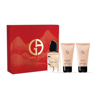 Giorgio Armani Si Gift Set 50ml Edp + 50ml Body Lotion + 50ml Shower Gel