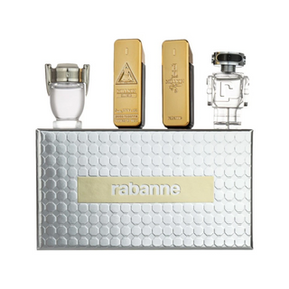 Paco Rabanne Miniatures For Him Gift Set 5ml 1 Million Edt + 5ml 1 Million Elixir Edp + 5ml Invictus Edt + 5ml Phantom Edt