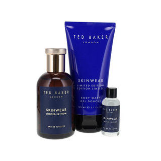 Ted Baker Skinwear Limited Edition Gift Set 100ml Eau De Toilette + 15ml Eau De Toilette + 150ml Body Wash