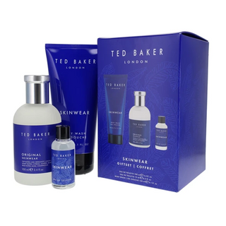 Ted Baker Original Skinwear Gift Set 100ml Eau De Toilette + 15ml Eau De Toilette + 150ml Body Wash