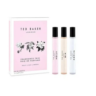 Ted Baker Trio Gift Set 15ml Mia Eau De Toilette + 15ml Polly Eau De Toilette + 15ml Eau De Toilette Amelia