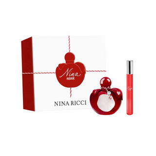 Nina Ricci Nina Rouge Gift Set 50ml Eau De Toilette + 10ml Roll On Eau De Toilette