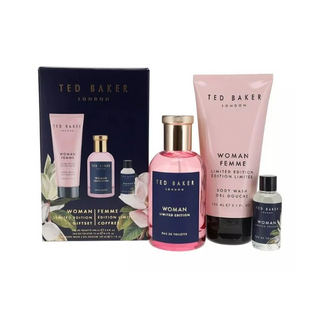 Ted Baker Woman Limited Edition Gift Set 100ml Eau De Toilette + 15ml Eau De Toilette + 150ml Body Wash