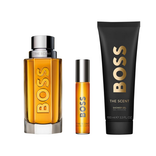 Hugo Boss Boss The Scent Gift Set 100ml Edt + 100ml Shower Gel + 10ml Edt