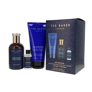 Ted Baker Skinwear Limited Edition Gift Set 100ml Eau De Toilette + 15ml Eau De Toilette + 150ml Body Wash