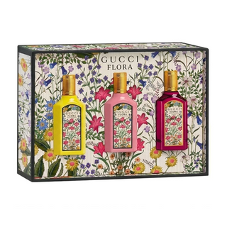 Gucci Flora Gorgeous Miniature Gift Set 5ml Orchid Edp + 5ml Gardenia Edp + 5ml Gardenia Intense Edp