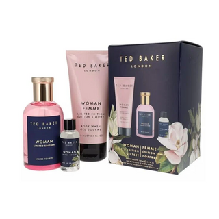 Ted Baker Woman Limited Edition Gift Set 100ml Eau De Toilette + 15ml Eau De Toilette + 150ml Body Wash