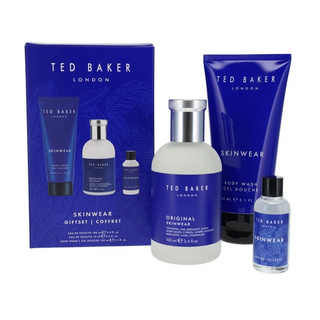 Ted Baker Original Skinwear Gift Set 100ml Eau De Toilette + 15ml Eau De Toilette + 150ml Body Wash