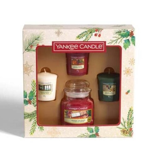 Small Jar & 3 Votive Candles